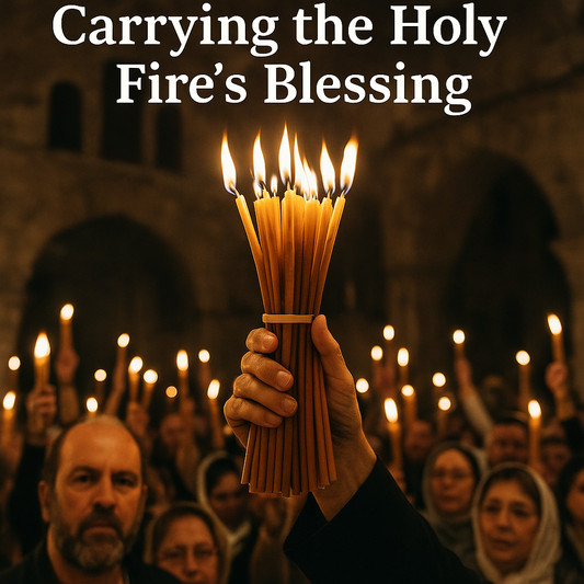 The Sacred 33 Jerusalem Candles: Carrying the Holy Fire's Blessing