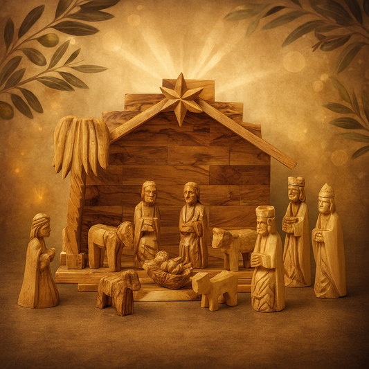 Bethlehem's Sacred Art: Olive Wood Figurines from the Holy Land