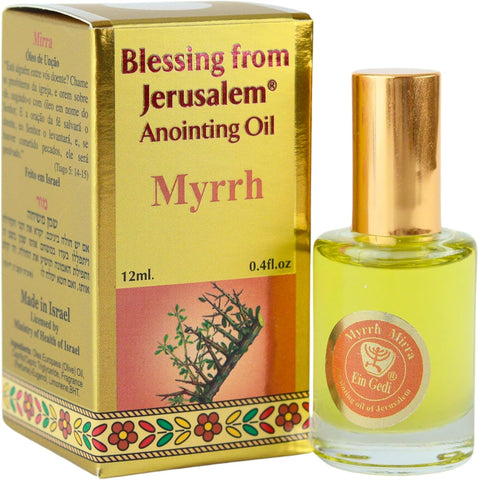 Myrrh Anointing Oil Concentrate — Ein Gedi Biblical Spices, Holy Land Myrrh Anointing Oil Concentrate — Ein Gedi Biblical Spices, Holy Land