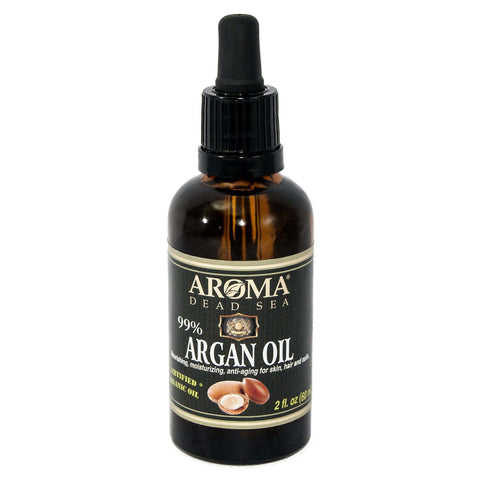 99% Pure Argan Oil Hair Treatment Serum Natural Oil by Aroma Dead Sea 2 fl.oz (60 ml) 99% Pure Argan Oil Hair Treatment Serum Natural Oil by Aroma Dead Sea 2 fl.oz (60 ml)