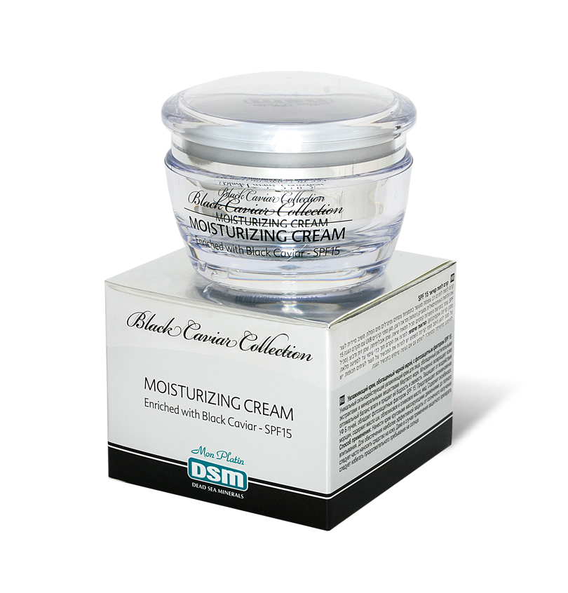 Moisturizing Cream Enriched with Black Caviar SPF-15 DSM Mon Platin 1,7 fl.oz /50 ml Moisturizing Cream Enriched with Black Caviar SPF-15 DSM Mon Platin 1,7 fl.oz /50 ml