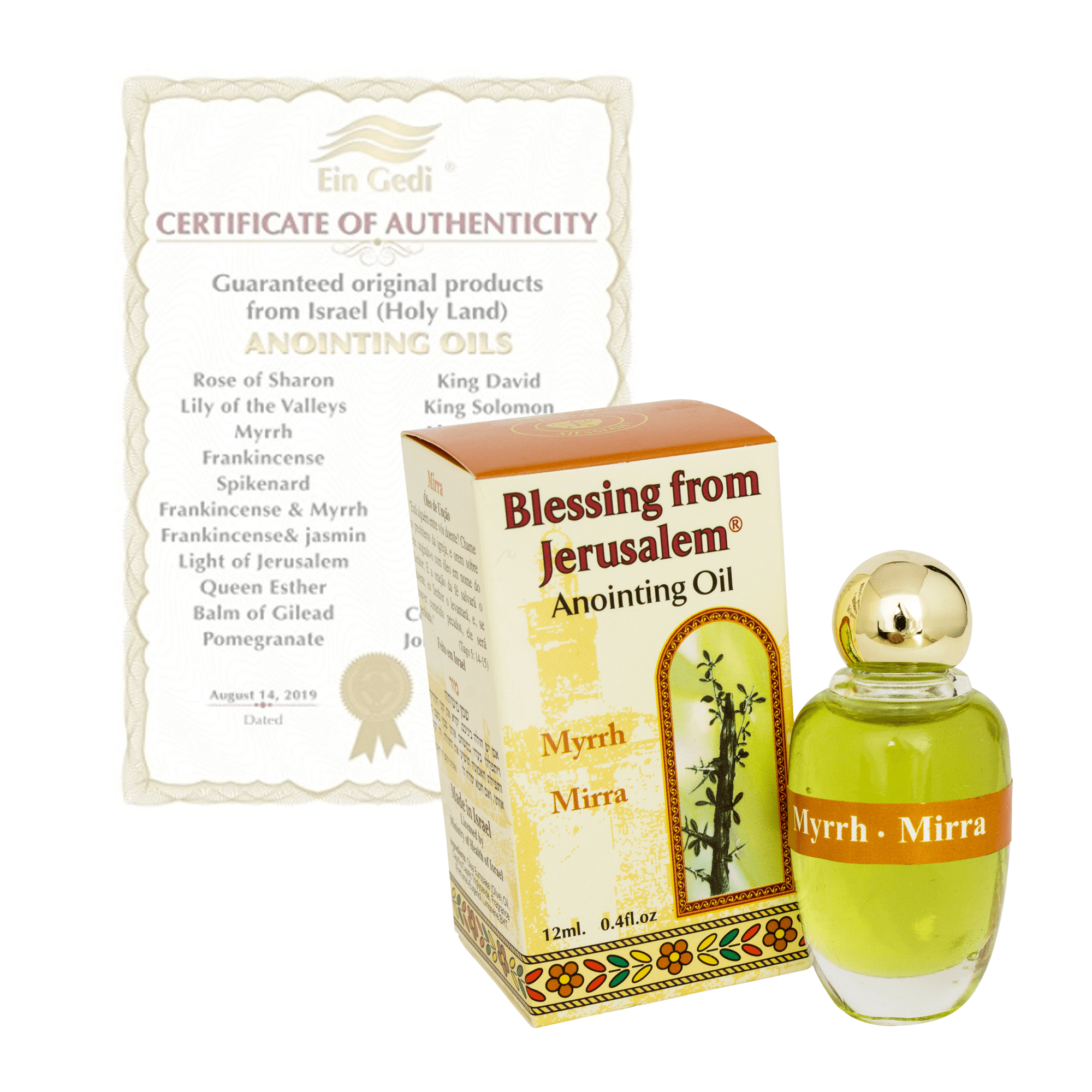 Authentic Myrrh Anointing Oil for Prayer and Worship Authentic Myrrh Anointing Oil for Prayer and Worship