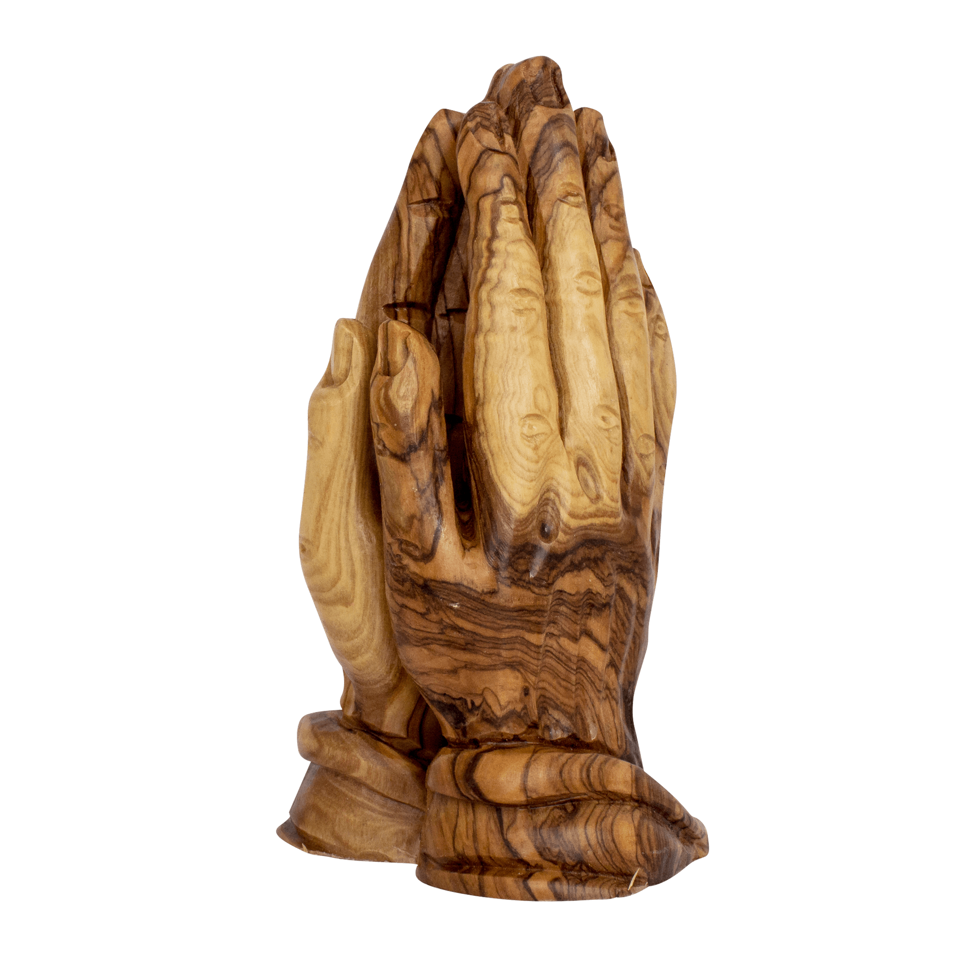Handmade Figurine from Natural Olive Wood Prayer Hands from Bethlehem Souvenir 5,9" Handmade Figurine from Natural Olive Wood Prayer Hands from Bethlehem Souvenir 5,9"