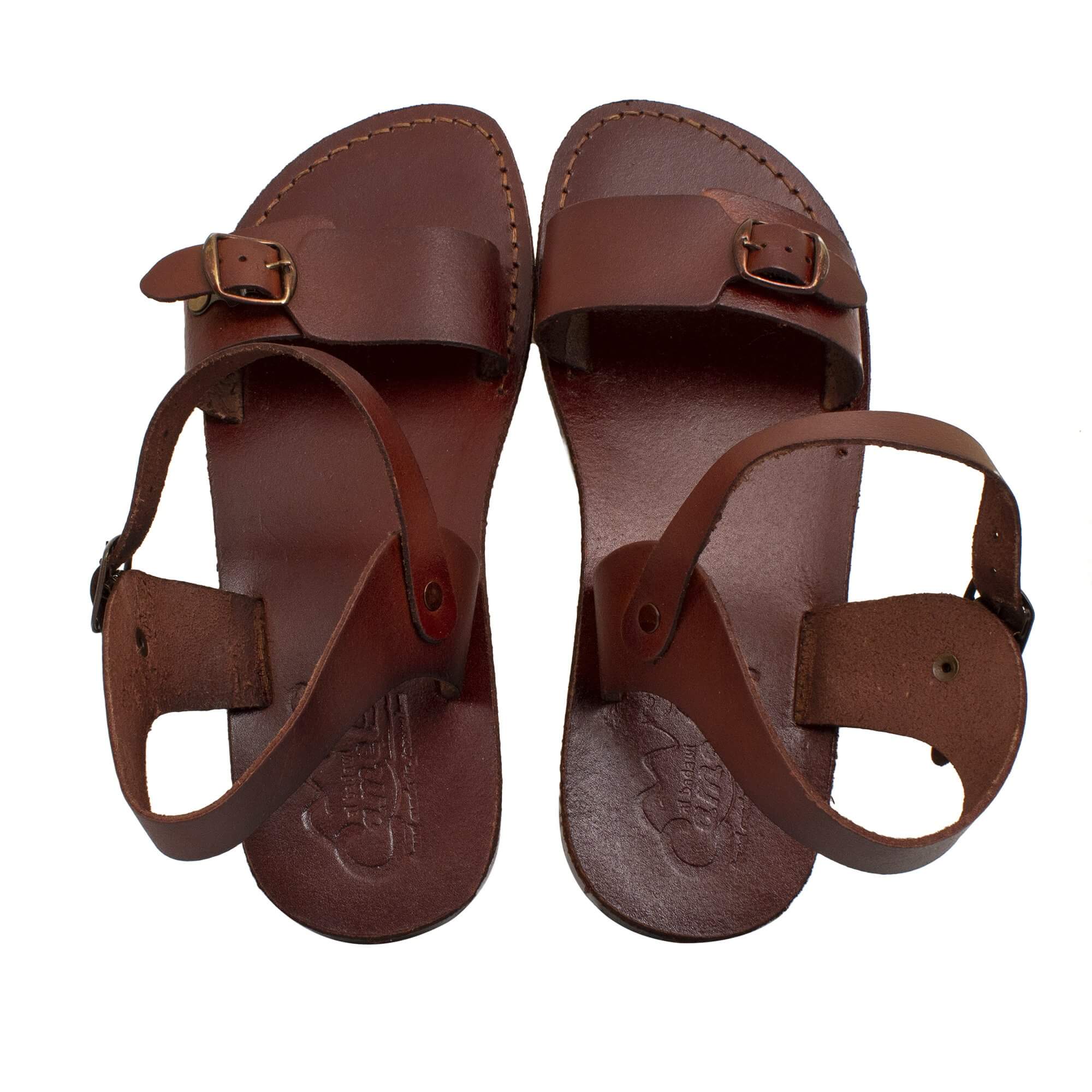Handmade Natural Camel Genuine Leather Sandals for Men Biblical Jerusalem by Adida Handmade Natural Camel Genuine Leather Sandals for Men Biblical Jerusalem by Adida