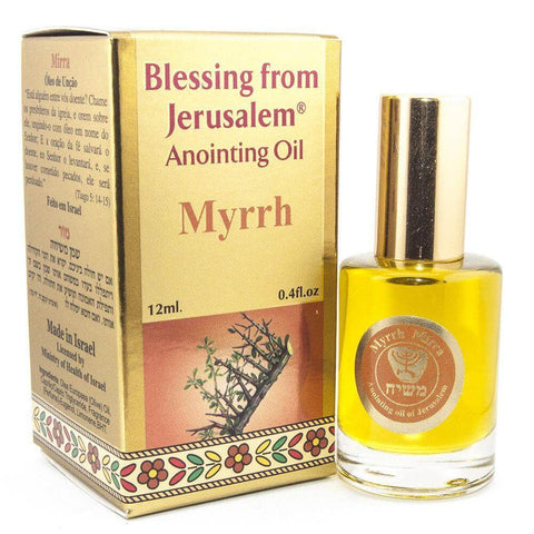 Myrrh Anointing Oil Concentrate — Ein Gedi Biblical Spices, Holy Land Myrrh Anointing Oil Concentrate — Ein Gedi Biblical Spices, Holy Land