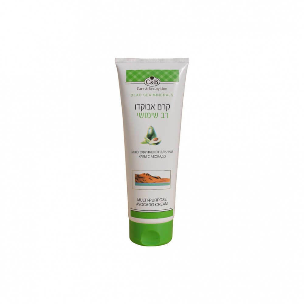Multi- Purpose Avokado Cream Body Vitamins C by Dead Sea Minerals C&B 250ml Multi- Purpose Avokado Cream Body Vitamins C by Dead Sea Minerals C&B 250ml