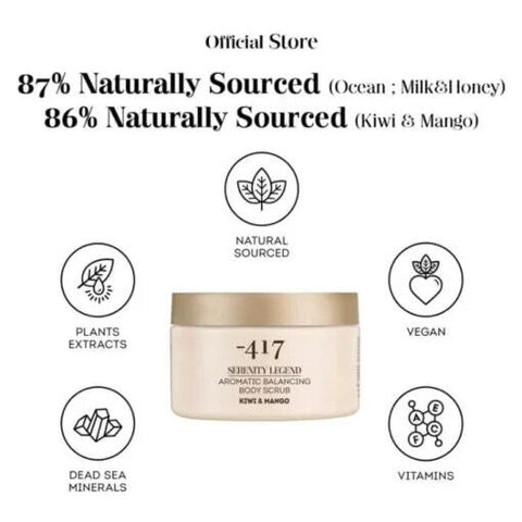 -417 Dead Sea Mineral Vegan Exfoliating Bath Body Skin Scrub for Women & Men 400gr/14oz -417 Dead Sea Mineral Vegan Exfoliating Bath Body Skin Scrub for Women & Men 400gr/14oz