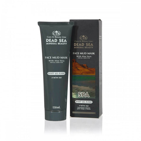 Mud Mask Face Aloe Vera Natural Beauty by Dead Sea Minerals C&B 150ml Mud Mask Face Aloe Vera Natural Beauty by Dead Sea Minerals C&B 150ml