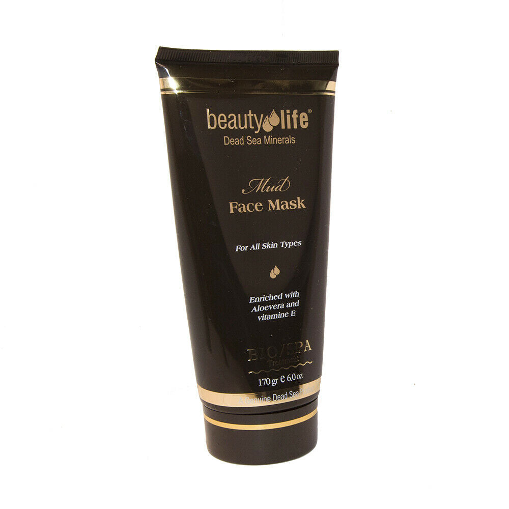 Mud Face Mask with Aloe Vera Beauty Life Dead Sea Minerals Cosmetics 6 oz (170 gr) Mud Face Mask with Aloe Vera Beauty Life Dead Sea Minerals Cosmetics 6 oz (170 gr)