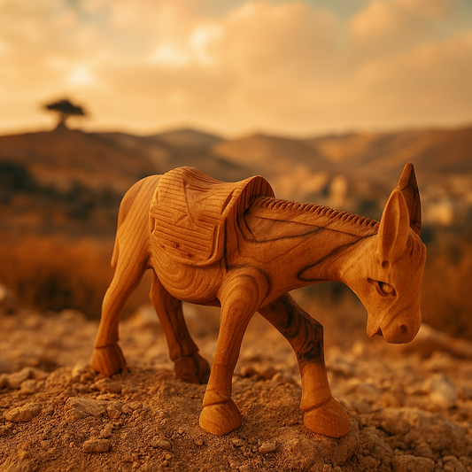 Humility and Majesty: Why an Olive Wood Donkey Is More Than Just a Souvenir