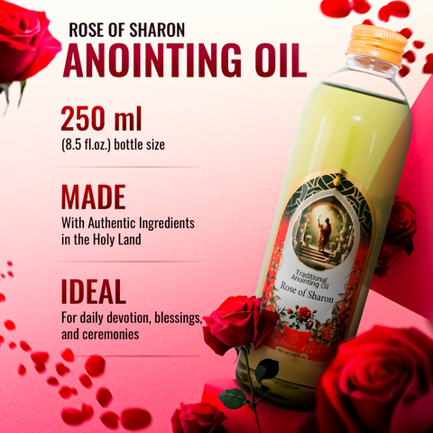 Biblical Authentic Fragrance - Rose of Sharon Anointing Oil | 250 ml/8.5fl.oz
