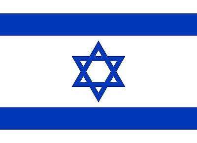 National Flag of Israel Polyester Star of David Indoor/Outdoor 80 x 110 cm