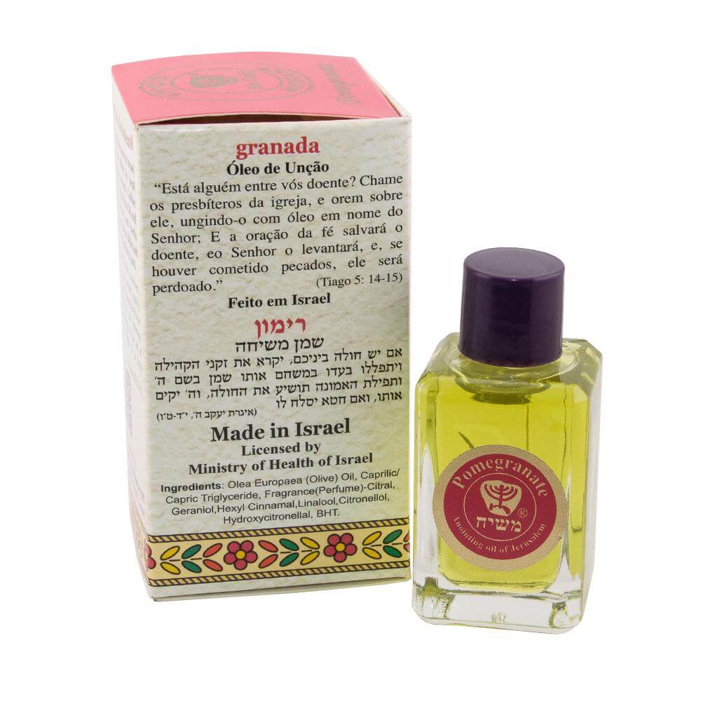 Biblical Spices by Ein Gedi Anointing Oil Pomegranate from Holy Land 0,4 fl.oz/12ml