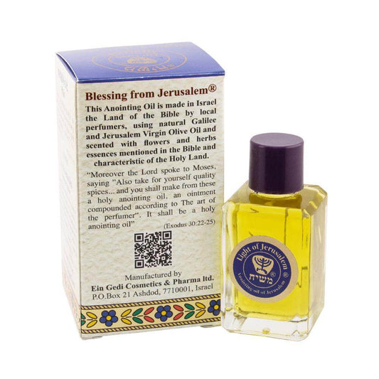 Ein Gedi Light of Jerusalem Anointing Oil Biblical Spices from Holy Land 0,4 fl.oz/12ml