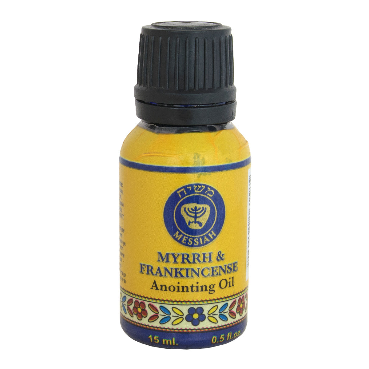 Original Anointing Oil Frankincense & Myrrh from Holy Land by Ein Gedi. Blessed in Jerusalem. 0,5 fl.oz/15ml