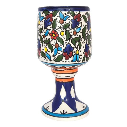 Ceramic Cup Decorative Handmade Souvenir, Armenian Ceramics Jerusalem