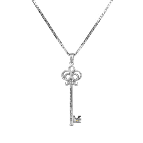 Kabbalah Pendant Key of Livelihood by King Solomon Wisdom Silver 925