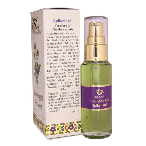 Aromatic Perfume Anointing Oil Spikenard Spray Essense of Jerusalem Ein Gedi (30 ml)