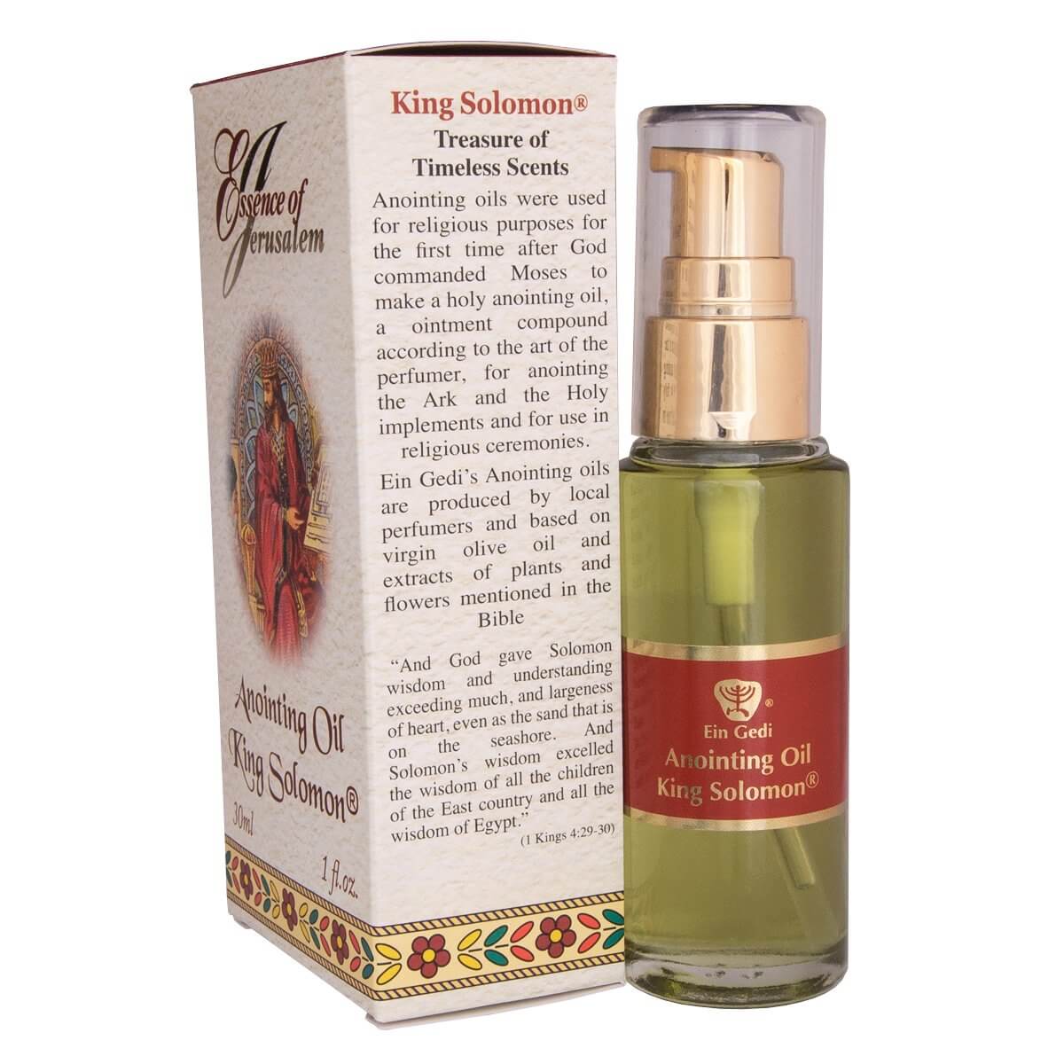 Aromatic Perfume Anointing Oil King Solomon Spray by Ein Gedi 1fl.oz (30ml)