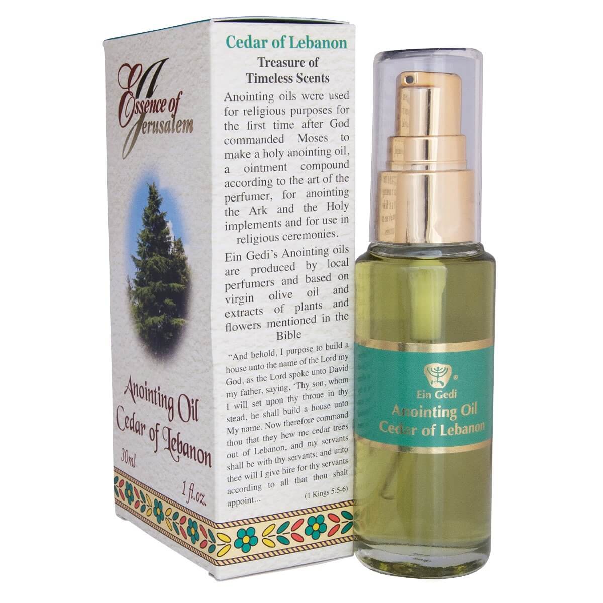 Aromatic Perfume Anointing Oil Cedar of Lebanon Spray Essenсe of Jerusalem Ein Gedi (30 ml)