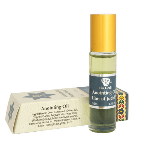 Ein Gedi Anointing Oil Lion of Judah Spices of the Bible Jerusalem the Holy Land Roll-on 10ml - Holy Land Store