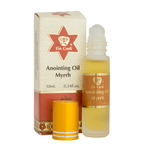 Ein Gedi Holy Anointing Oil with Myrrh Roll-on Essence of Jerusalem the Holy Land 10ml