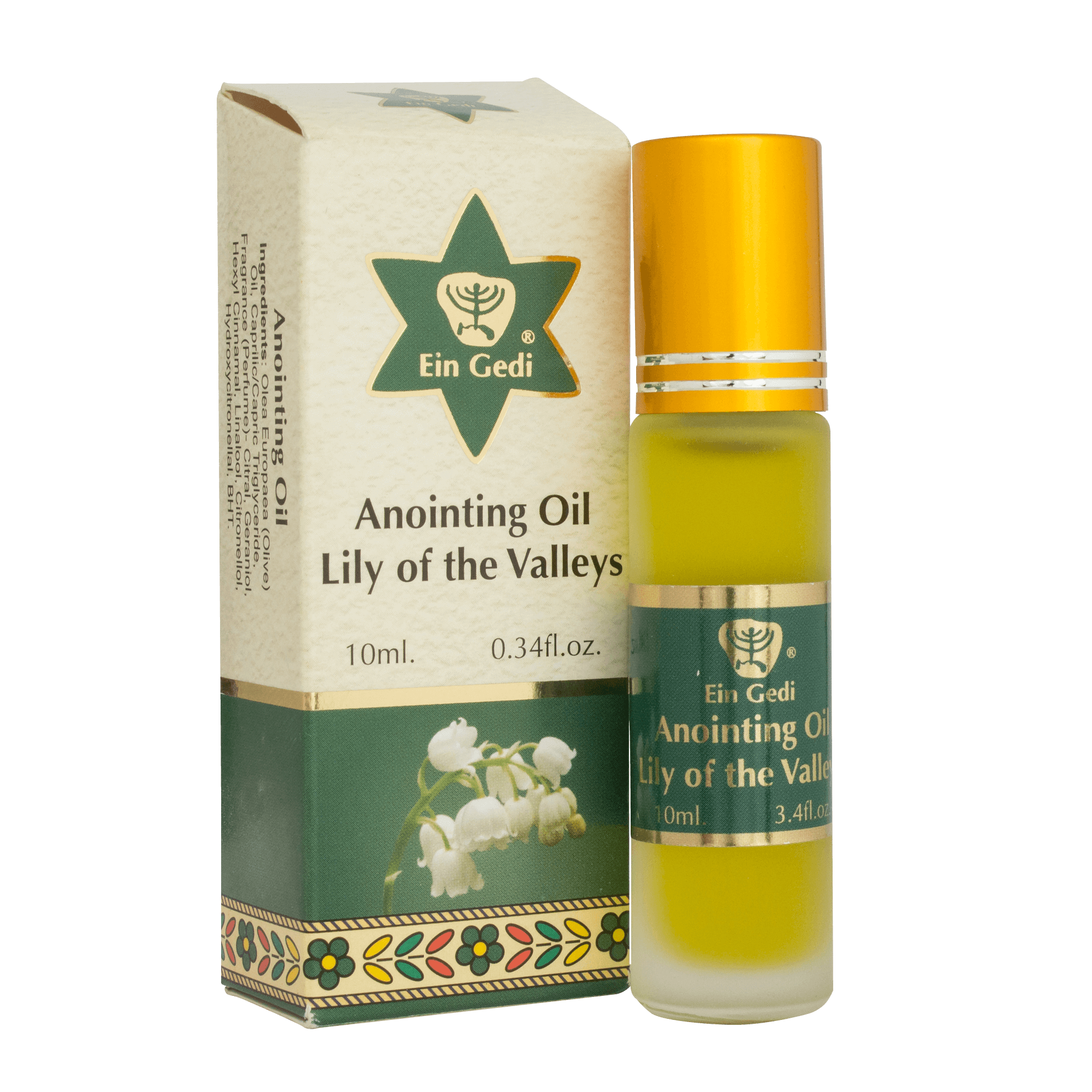 Consecrated Anointing Oil Lily of the Valley By EinGedi Roll-on Bottle 10ml