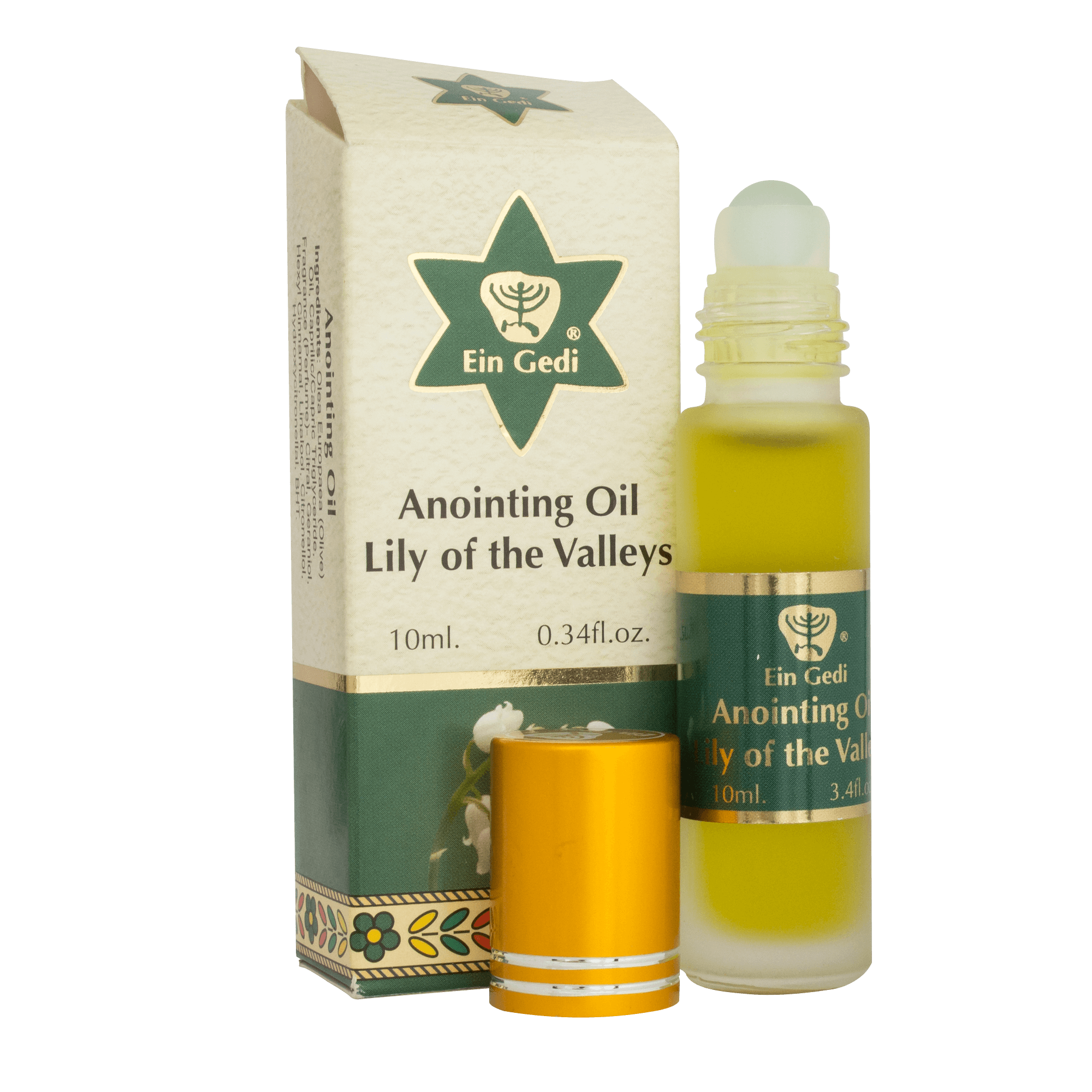 Consecrated Anointing Oil Lily of the Valley By EinGedi Roll-on Bottle 10ml