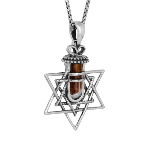 Pendant Star of David w/ Peace of the Jesus Boat Legacy Connective Element