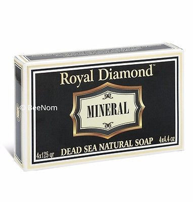 Natural Cosmetic Soap Aroma Dead Sea Royal Diamond MIX 4 Pcs  4.3fl.oz(125 ml) - Holy Land Store