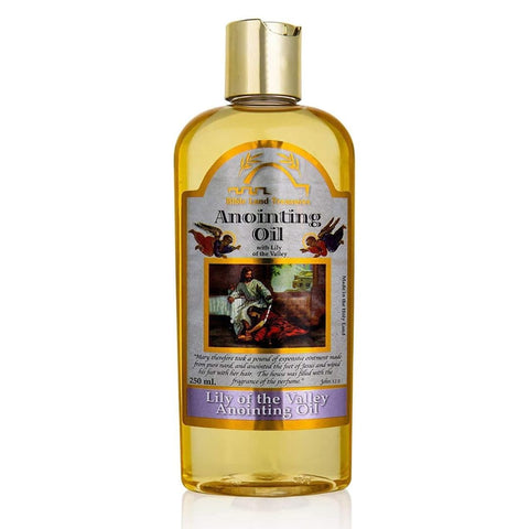 Bible Land Treasures Anointing Oil Song of Solomon Set – Rose of Sharon, Lily of the Valleys & Pomegranate | 250 ml Each