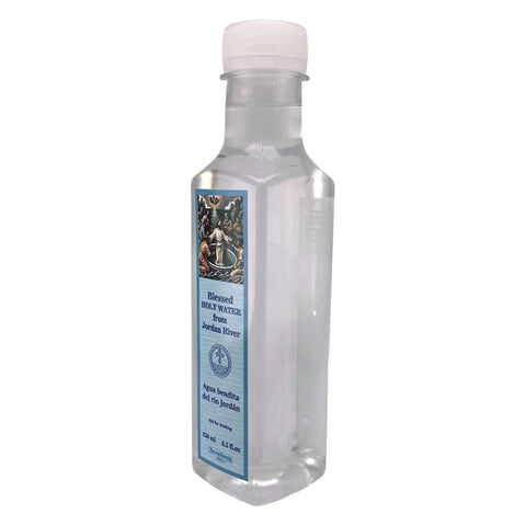 Blessed Holy Water from Jordan River Baptism Site Bottle For Home 8.5fl.oz/250ml