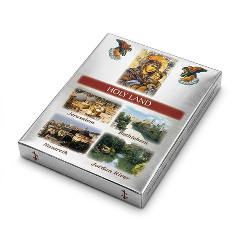 Holy Land Home Blessing Gift Set with Rosary & Holy Water