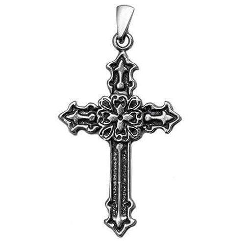 Body Cross Silver 925 Pendant Necklace from Jerusalem 5 cm (2") - Holy Land Store