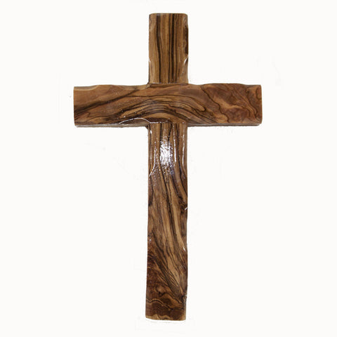 Olive Wood Wall Handmade Cross Christian from Holyland Bethlehem 7.7"/19.8 cm