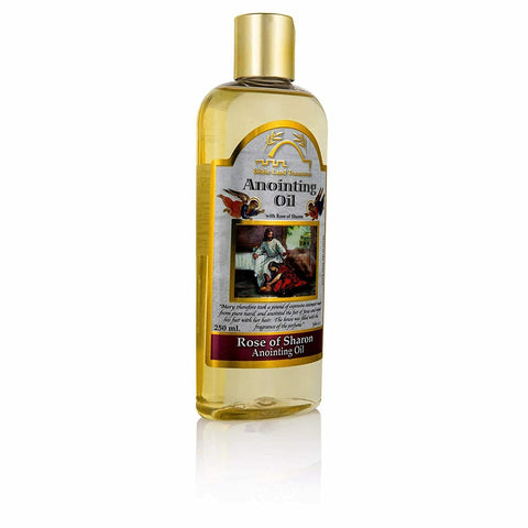Bible Land Treasures Anointing Oil Song of Solomon Set – Rose of Sharon, Lily of the Valleys & Pomegranate | 250 ml Each