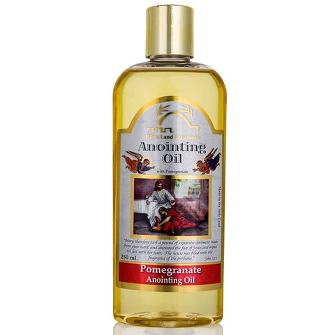 Bible Land Treasures Anointing Oil Song of Solomon Set – Rose of Sharon, Lily of the Valleys & Pomegranate | 250 ml Each
