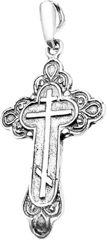 Cross Silver 925 Pendant Necklace – Orthodox Holy Land Jewelry