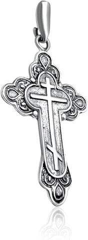 Cross Silver 925 Pendant Necklace – Orthodox Holy Land Jewelry