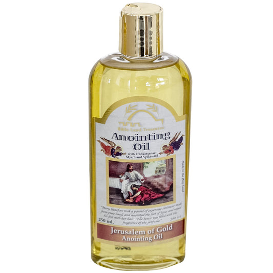 Aromatic Biblical Essential Anointing Oil from Holy Land Jerusalem - 7 Fragrances 8.45 fl.oz | 250 ml