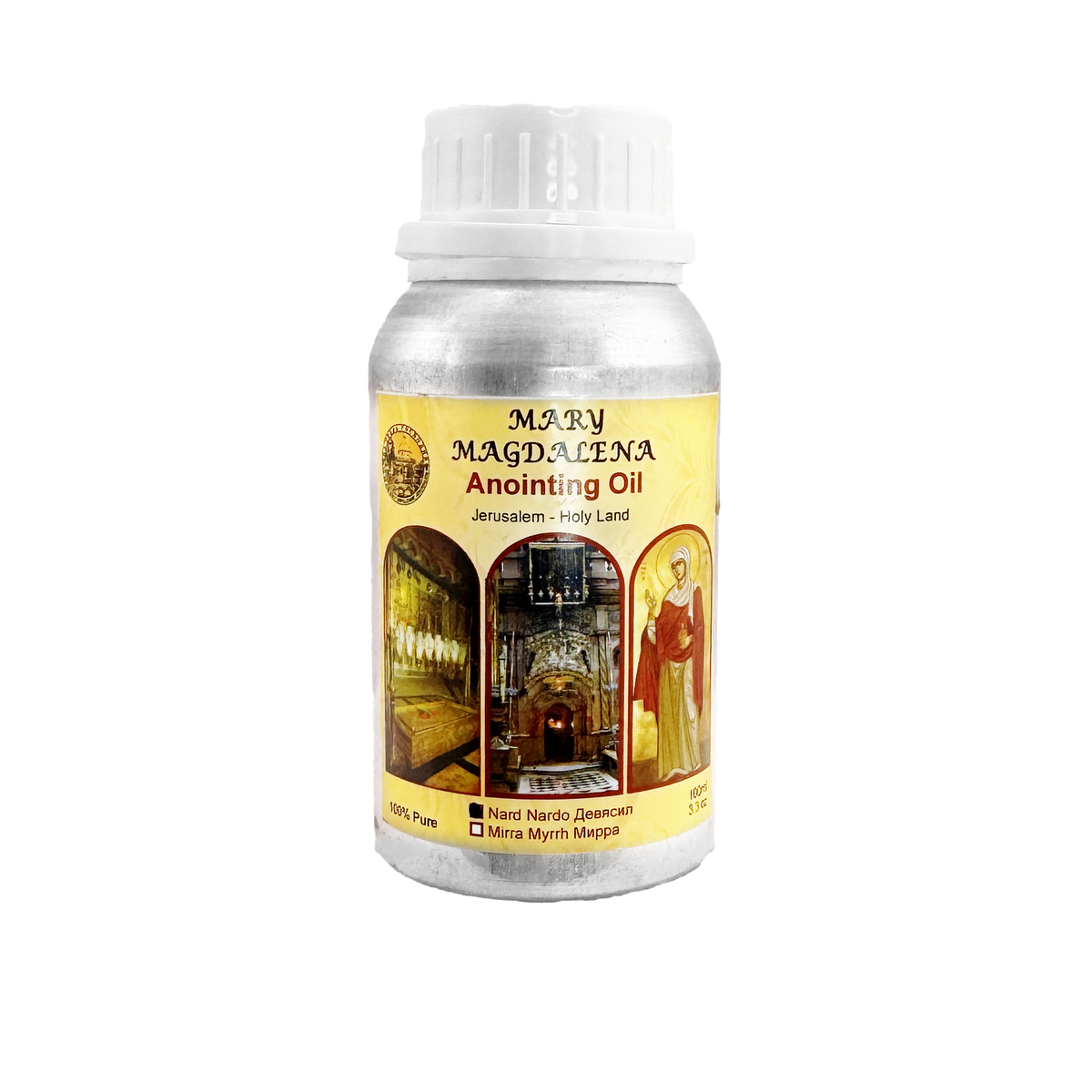 Authentic Pure Anointing Oil Mary Magdalene Nard Scented from Jerusalem Holy Land 3.3fl.oz/100ml