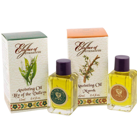 Lily of the Valleys & Myrrh 2pcs Set Blessed Holy Anointing Oil 12ml/0.4fl.oz