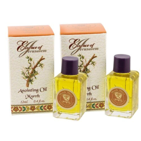 Lily of the Valleys & Myrrh 2pcs Set Blessed Holy Anointing Oil 12ml/0.4fl.oz