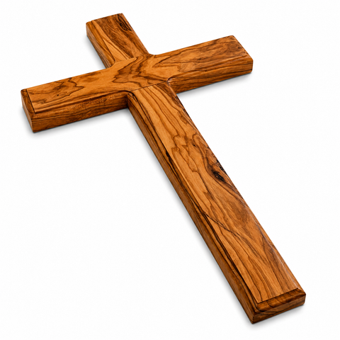 Jerusalem Cross Handmade Natural Olive Wood Bethlehem