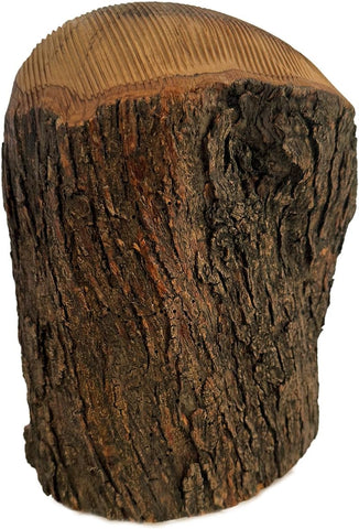 Olive Wood Holy Family Nativity Scene in Natural Bark Cave Grotto – Mary, Joseph & Baby Jesus