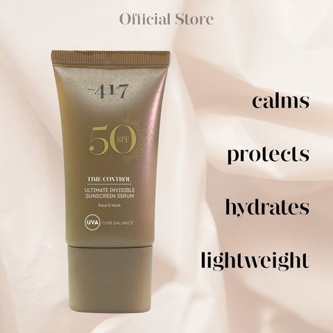 '-417 Dead Sea Time Control Spf 50 Ultimate Invisible Sunscreen Serum 40ml /1.3fl.oz