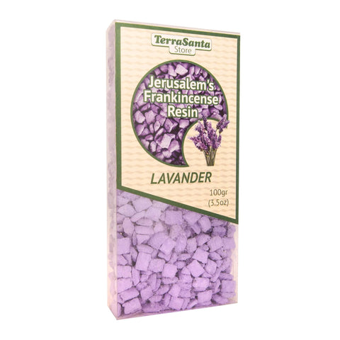 Aromatic Frankincense Resin Tears Incense LAVENDER Burner Jerusalem 3.5oz / 100g