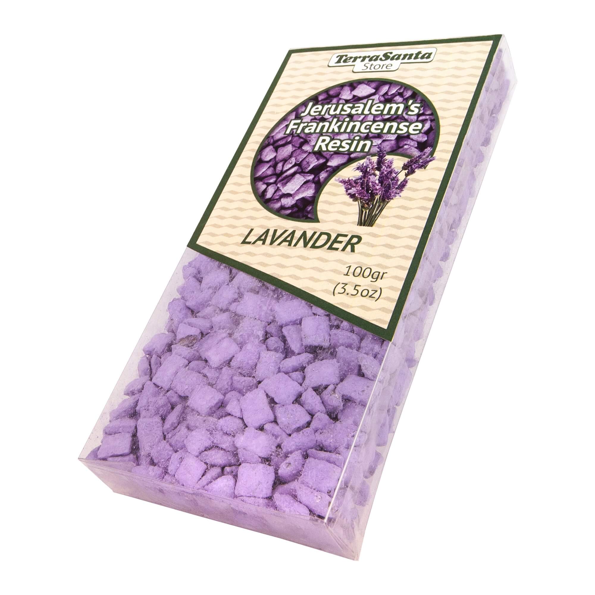 Aromatic Frankincense Resin Tears Incense LAVENDER Burner Jerusalem 3.5oz / 100g