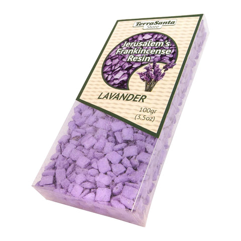 Aromatic Frankincense Resin Tears Incense LAVENDER Burner Jerusalem 3.5oz / 100g