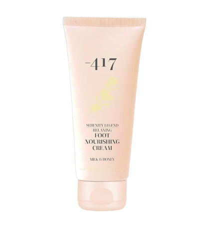 '-417 Dead Sea Milk & Honey Scented Relaxing Nourishing Foot Cream Lotion | 100ml/3.3fl.oz